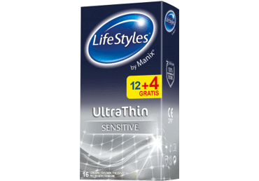 Prezervatyvai  LIFESTYLES ULTRA THIN,16 vnt. 