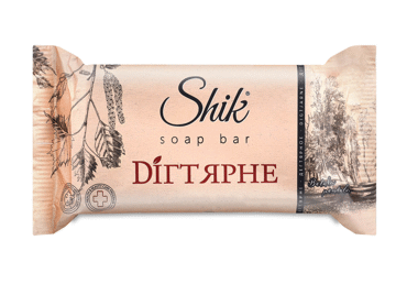 Кусочное туалетное мыло SHIK дегтевое, 140 г