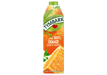 Apelsinų sultys TYMBARK (100%), 1 l