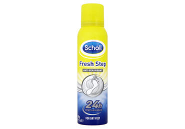 Purškiamasis pėdų antiperspirantas SCHOLL FRESH STEP, 150 ml