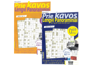 Žurnalas LENGVI PANORAMINIAI KRYŽIAŽODŽIAI, 1 vnt.