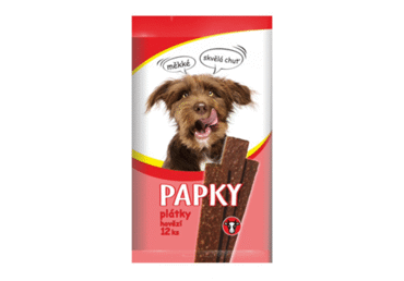 Baltyminės šunų lazdelės PAPKY su jautiena, 120 g