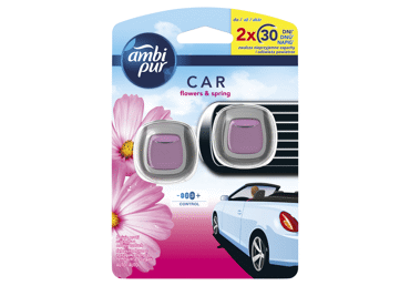 Car air fresheners AMBI PUR FLOWERS & SPRING, 2 pcs., 4 ml