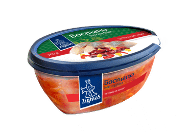 Филе сельди BOCMANO в мексиканском соусе ZIGMAS, 300 г