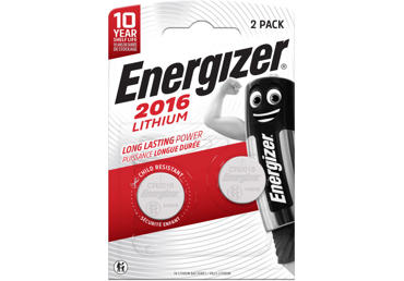 Elementai ENERGIZER Lithium CR2016, 2vnt