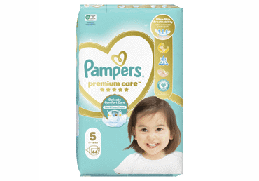Sauskelnės PAMPERS Premium Care, Value Pack, 5 dydis, 44 vnt.