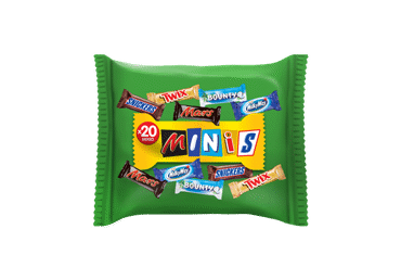 Набор шоколадных батончиков MIXED MINIS, 400 г