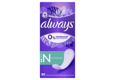 Higieniniai įklotai ALWAYS Normal, 0% Perfume, 30 vnt.