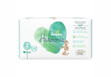 Sauskelnės PAMPERS Harmonie, Value Pack, 2 dydis, 39 vnt.