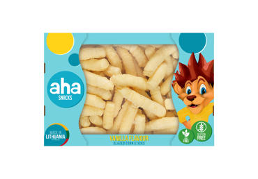 Глазированные кукурузные палочки AHA, со вкусом ванили, 250 г