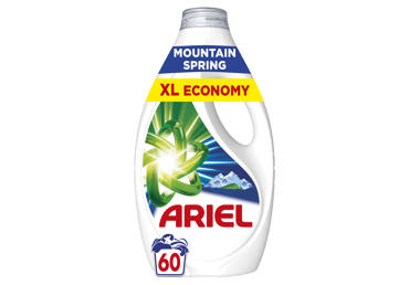 Skystas skalbiklis ARIEL Mountain Spring, 60 skalb., 2,7 l