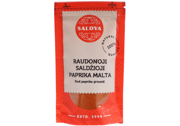 Raudonos saldžiosios paprikos SALDVA, 25 g