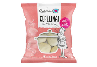 Frozen boiled potato cepelinai with chicken BEATOS VIRTUVĖ, 400 g