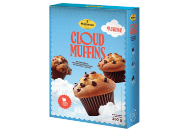 Miltų mišinys MALSENA jogurtiniams keksiukams su šokoladu, 350 g