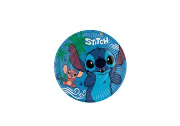 Popierinės lėkštutės Stitch&Angel, 20 cm, 8 vnt.