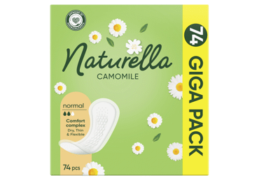 Higieniniai įklotai NATURELLA Camomile, Normal, 74 vnt.