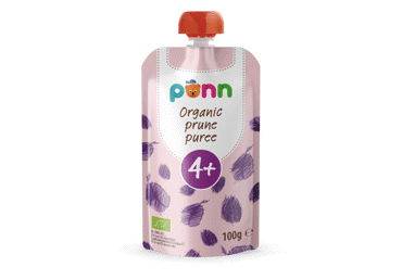 Экологическое пюре из сушеных слив PONN с 4 месяцев, 100 г