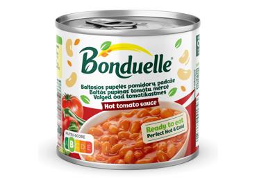 Canned white beans BONDUELLE in tomato sauce, 430 g