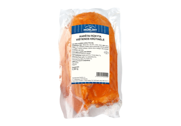 Rūkyta vištienos krūtinėlės su oda, I r., 1 kg