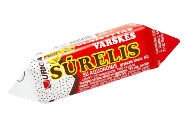 Glaistytas sūrelis URIGA su vanile ir aguonomis, 16 % rieb., 50 g
