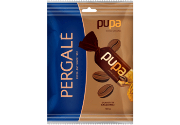 Šokoladiniai saldainiai PERGALĖ PUPA, 160 g