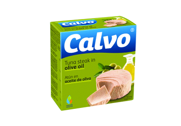 Nesmulkintas tunas alyvuogių aliejuje CALVO, 160 g