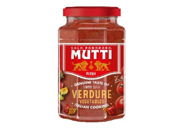 Padažas makaronams MUTTI su keptomis daržovėmis, 400 g