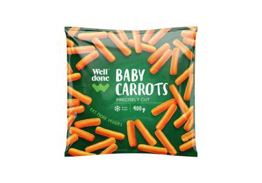Šaldytos mažos morkytės WELL DONE, 400 g