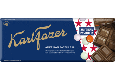 Pieninis šokoladas KARL FAZER su šokolado dražė, 180 g