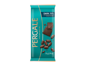 Dark chocolate (72 %) PERGALĖ, 85 g