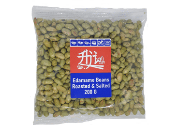 Skrudintos sojų pupelės EDAMAME AJI, lengvai sūdytos, 200 g