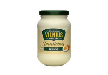 Majonezas VILNIUS su krapais, 35 % rieb., 475 ml