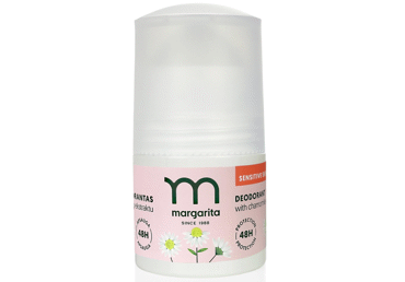 MARGARITA SENSITIVE SKIN Dezodorantas nuo blogo kvapo su ramunėlių ekstraktu 50ml