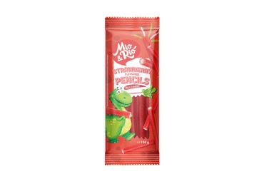 Жевательные конфеты MIO&RIO (палочки со вкусом клубники), 150 г