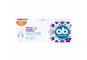 Higieniniai tamponai O.B. EXTRA PROTECT SUPER, 16 vnt., 16 vnt.