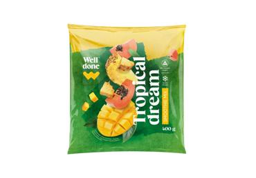 Šaldytas geltonųjų vaisių mišinys kokteiliui WELL DONE, 400 g