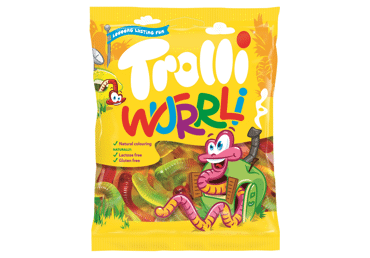 Gummy TROLLI (worms), 100 g