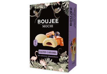Замороженные десерты BOUJEE, карамельный и смородиновый вкус, 6 шт., 240 г
