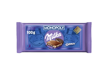 Milk chocolate MILKA with OREO cookie pieces, 100 g
