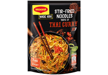 Greitai paruoš. makaronai MAGGI, tailand. kario padažio sk., 128 g
