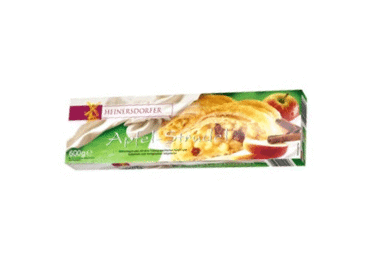 Frozen apple strudel