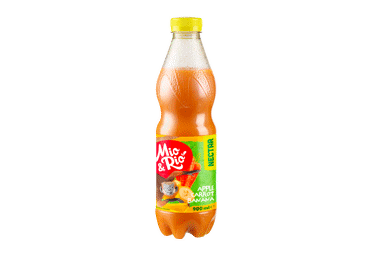 Obuolių, morkų, bananų nektaras MIO&RIO, 900 ml