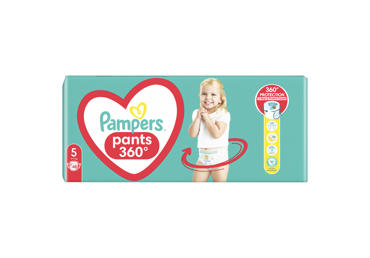 Sauskelnės-kelnaitės PAMPERS Pants, Jumbo Pack, 5 dydis, 48 vnt.
