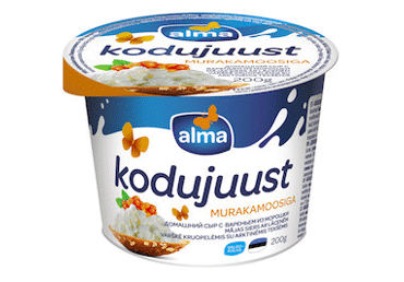 Grūdėtoji varškė su arktinėmis tekšėmis ALMA, 5 % rieb., 200 g