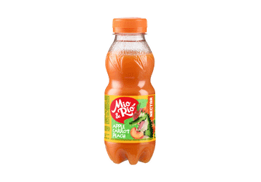 Obuolių, morkų, persikų nektaras MIO&RIO, 300 ml