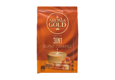 Kavos gėrimas AROMA GOLD 3 IN 1, skrudintos karamelės skonio, 170 g