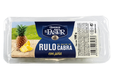 Ožkų pieno sūris su ananasais EL PASTOR, 58 % rieb. s. m, 100 g