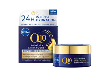 NIVEA Q10 ANTI-WRINKLE EXTRA NOURISH kremas, 50 ml