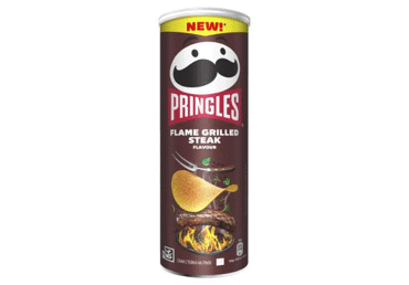 Traškus užkandis PRINGLES, kepsnio skonio, 165 g