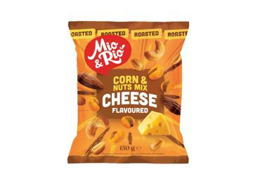 Sūrio skonio riešutų ir kukurūzų mišinys MIO&RIO, 150 g